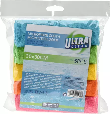 Mikrofiberduk 5 st/förpackning - Allrengöring - 8719987120565 - 1
