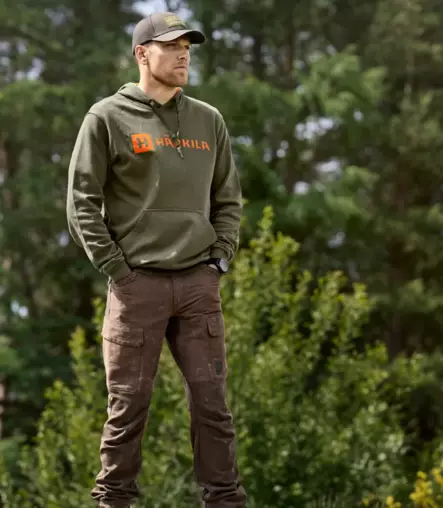 Härkila Identity Hoodie Vindruvsblad/Willow Green - Jaktkläder - 5714733759665 - 2