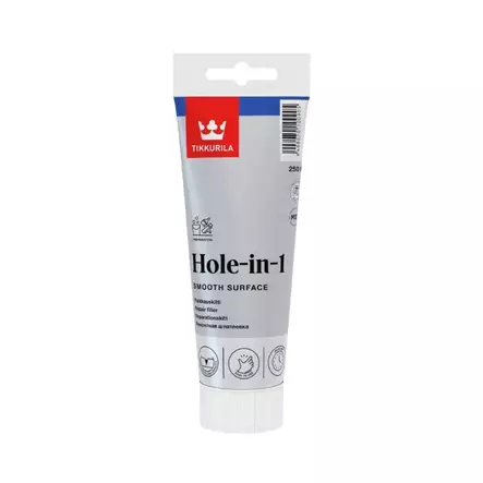 Tikkurila Hole-in-1 reparationsmassa 0,25 l - Spackelmassor - 6408070100905 - 1