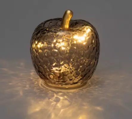 Finnlumor glasäpple med LED-belysning brun - Stämningsbelysning - 6410416573885 - 1