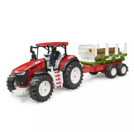 Bruder Roadmax traktor och skogsvagn - Bruder arbetsmaskinsleksaker - 4001702034535 - 1