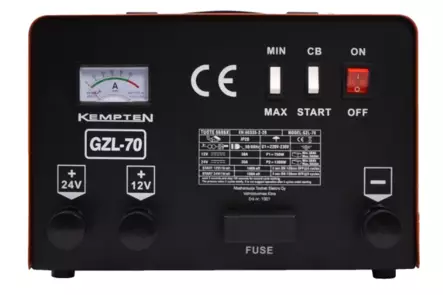 Kempten Batteriladdare 12V / 24V + Starthjälp 180A - Invertrar, laddare - 6438152086865 - 2