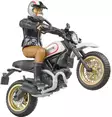 Bruder motorcykel Scrambler Ducati Desert Sled med förare - Bruder arbetsmaskinsleksaker - 4001702630515 - 2