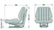 Sits Grammer DS44/1B Vario - Traktorsäten - G2052165 - 3