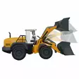 Jamara fjärrstyrd hjullastare Liebherr 564 - Andra lantbruks- och arbetsmaskinsleksaker - 4042774418595 - 5