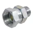 Dubbelnippling 1/4" BSP hane/hona - Hydraulik - 8716106787685 - 1