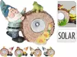 Trädgårdstomte Gnome med solpanel - Trädgårdsskulpturer, dekorationer - 8719987825965 - 1