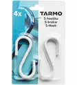 S-krok metall vit 4 st/fp - Krukor, vaser, korgar - 6410410181895 - 1