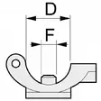 Munstycksbas Arag QJ 20 mm - Spruttillbehör - 8026834073685 - 2