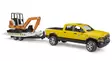 Bruder Dodge Ram med trailer och lastare - Bruder arbetsmaskinsleksaker - 4001702025465 - 1