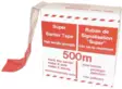 Avstängningstejp röd-vit 80mm 500m - Säkerhetsprodukter - 4017605130885 - 2