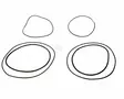 O-ringsats broms, 6 st O-ringar - Bromsar - 5035776844485 - 1