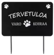 Trädgårdsdekoration skylt Varning Hund - Andra djurprodukter - 6410416539805 - 1