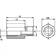 Höjnipsel U/N 1/4" BSP L1=20 - Hydraulik - 8719593144405 - 2