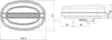 Ovalt LED-varningsljus - Varselljus och fyrar - 8719493016475 - 6