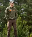 Härkila Identity Hoodie Vindruvsblad/Willow Green - Jaktkläder - 5714733759665 - 2