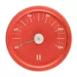 Avslappnad bastu termometer eldröd - Bastutillbehör - 6410413082045 - 1