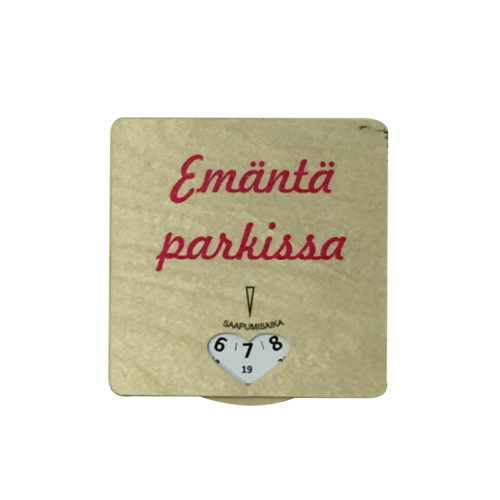 Trä parkeringsskivor med texter - Biltillbehör - 6413220120115 - 1