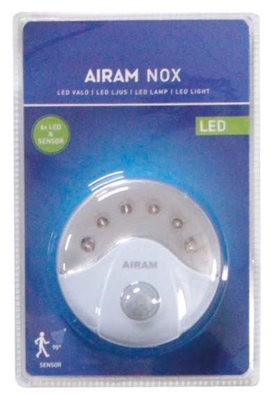 Airam Nox 6 LED-batterilampa - Inomhusbelysning - 6435200157515 - 1