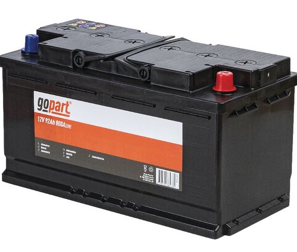 Batteri GoPart 12V 92Ah 800A - Startbatterier - 8716106864775 - 1