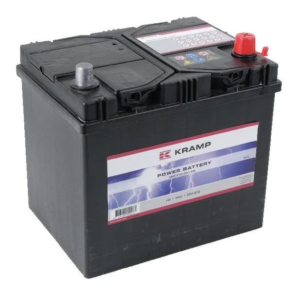 Batteri Kramp 12V 60Ah 510A - Startbatterier - 8716106054275 - 1