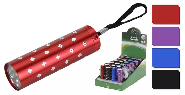 Aluminium ficklampa 9 LED - Pann- och handlampor - 8718158599315 - 1