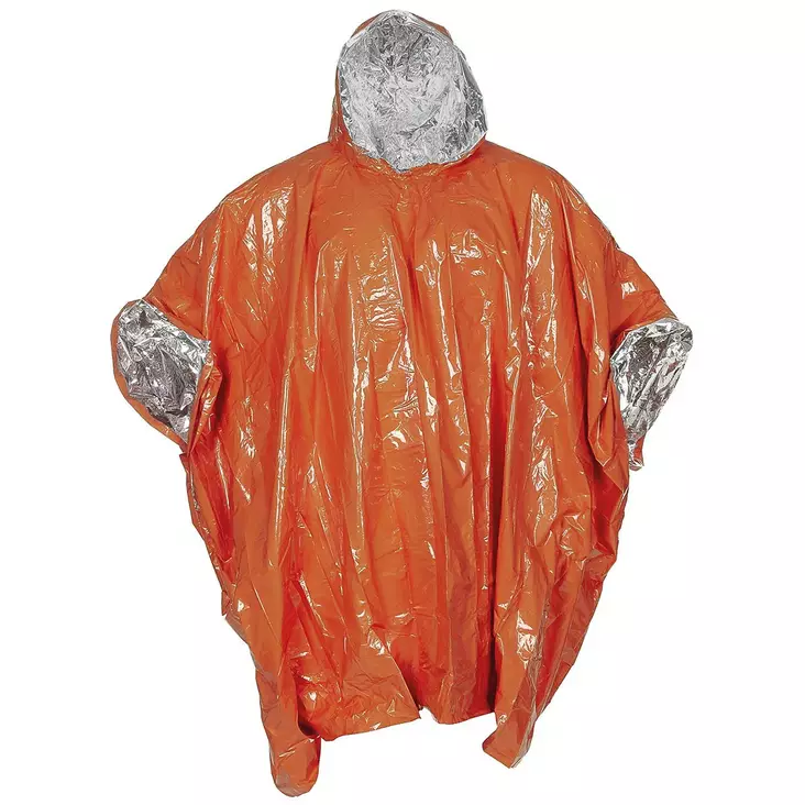 Rymdponcho orange-aluminium - Övriga friluftsprodukter - 4044633216335 - 1
