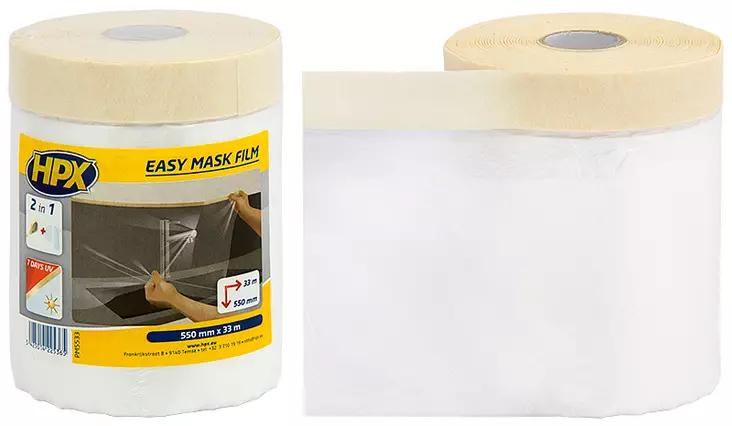 HPX skyddsmembran med tejp - Målningsverktyg - 5425014225365 - 1
