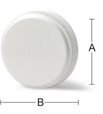 Habo luftventil TL160 vit - Ventilationsventiler - 6420614028315 - 1