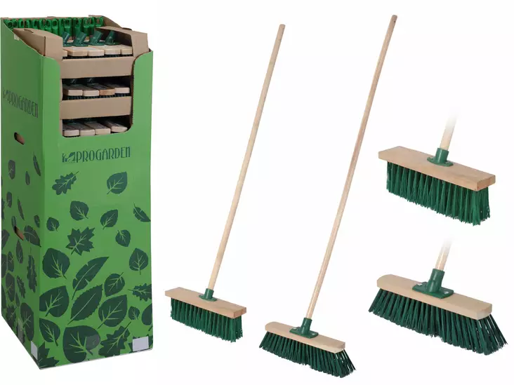 Kost 30 cm med trähandtag - Borstar, trähandtag - 8711295390555 - 1