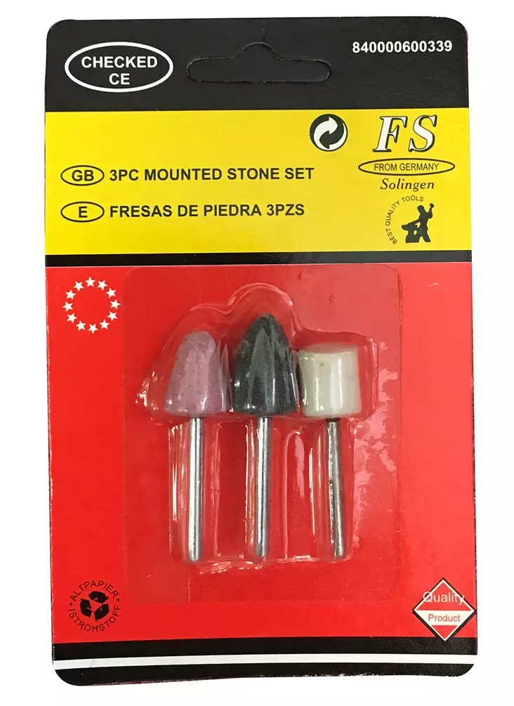 Slipsten set 3 delar. - Slipmaterial - 8400006003395 - 1