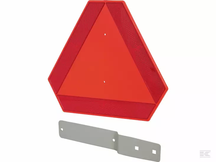 Fyrkant för långsamgående fordon, plast, med fästen - Andra traktortillbehör - 5905662058015 - 1