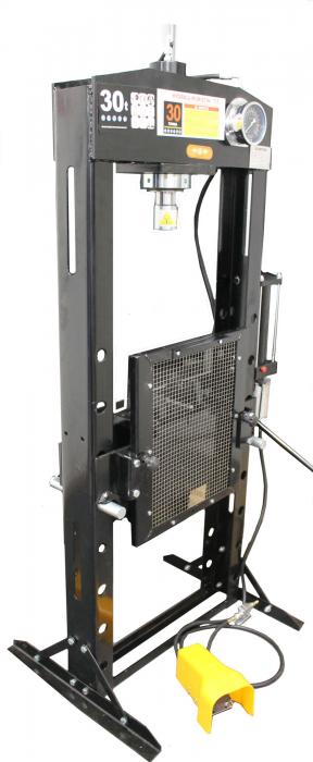 Hydraulisk press 30 ton med skyddsnät - Övriga verkstadsutrustningar - 6430074693855 - 1
