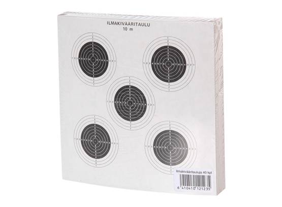 Officiellt luftgevärsmål 40 st/fpkt - Vapen och ammunition - 6410410121235 - 1