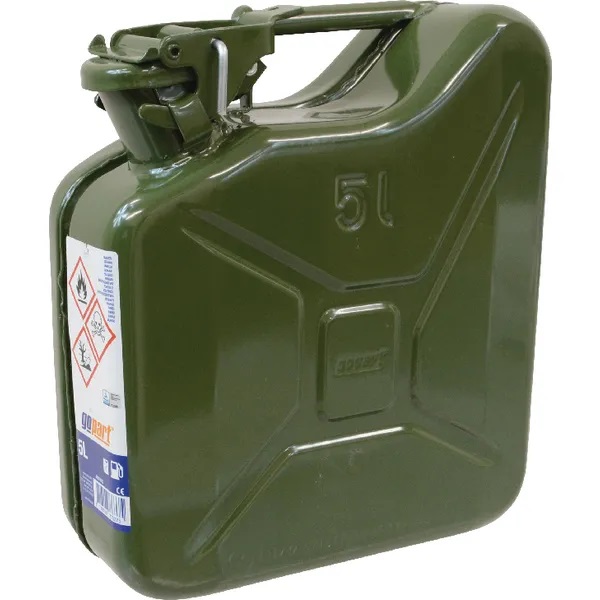 Jerrykan metall 5 liter - Andra lantbruksartiklar - 8716106776375 - 1