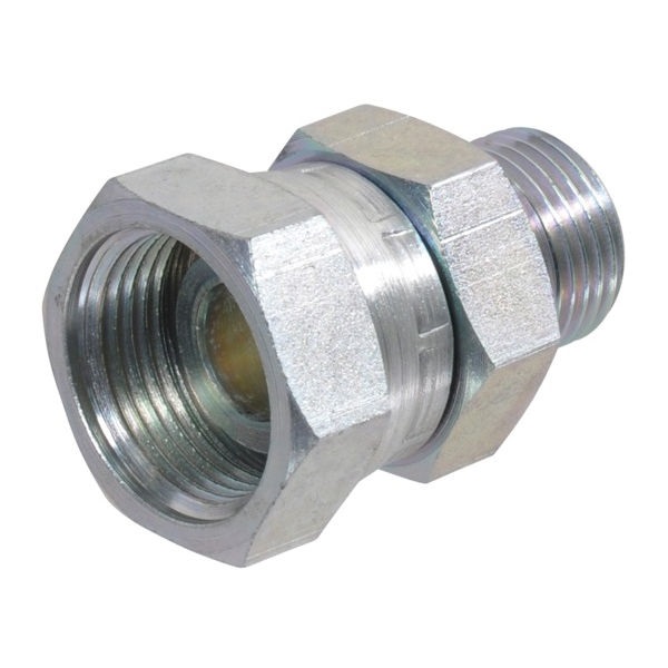 Dubbelnippling 1/4" BSP hane/hona - Hydraulik - 8716106787685 - 1