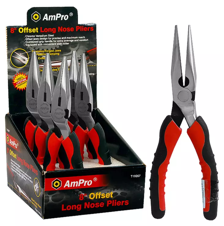 Spetsgångjärn 200 mm förskjuten - Tänger och skärare - 795609192675 - 1