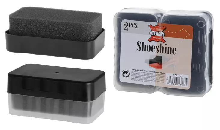 Sko poleringssponge 2 st/fp - Andra städprodukter - 8711295334375 - 1