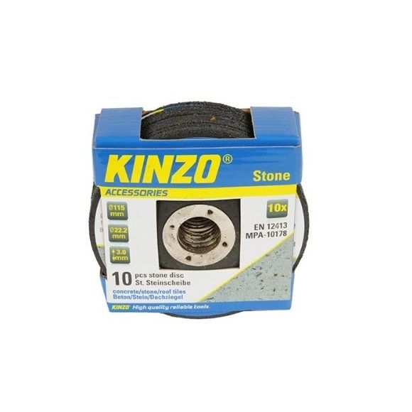 Stenplatta 115 mm 10 st/fp - Kapskivor - 8711252717715 - 1