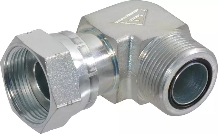 Vinklad koppling 9/16" ORFS hane/hona - Hydraulik - 8719593051475 - 1