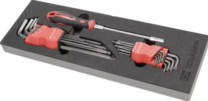 Insexnyckelsats Kramp 18 del (P) - Verktygssatser - 8719493210095 - 1