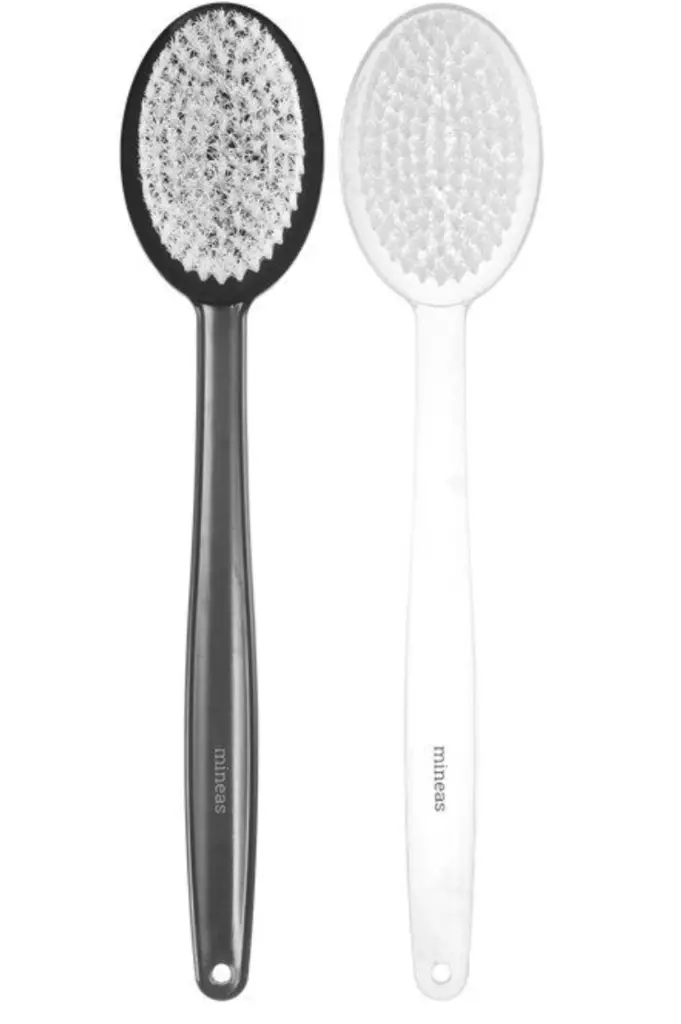Duschborste med plast handtag - Bastutillbehör - 6410416239255 - 1