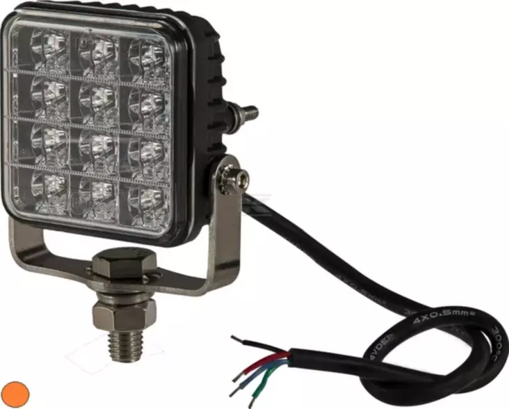 LED-varningslampa 10-30V gul - Varselljus och fyrar - 8719493033335 - 1