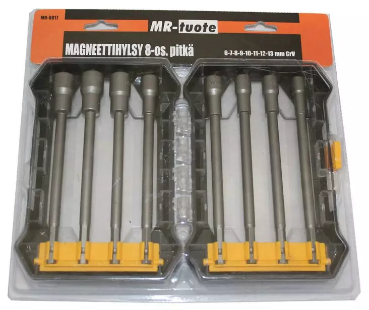 Magnetisk hylsa 8-delar lång - Skruvmejslar och -satser - 6430032155135 - 1