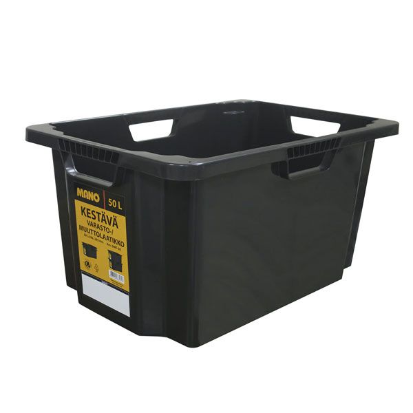 Mano förvaringslåda svart 50 liter - Lådor och korgar - 8697444385315 - 3