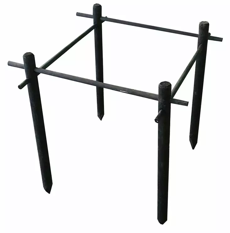 Bärbuskstöd trä 80x80x80 cm - Växtstöd - 6430068432415 - 1