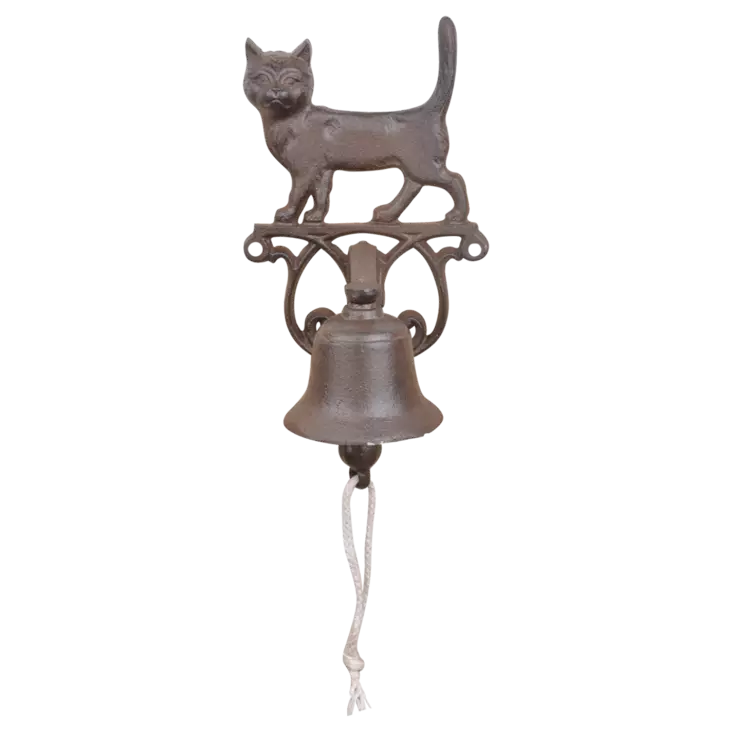 Katt dörrklocka i gjutjärn - Smides- och gjutjärnsprodukter - 8714982114755 - 1