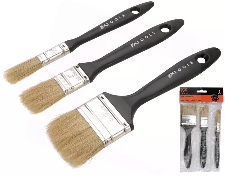 Penselsats 3-delar - Målningsverktyg - 8718158427045 - 1