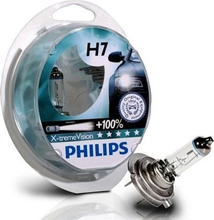 Philips X-treme Vision 12V 55W H7 - Lampor - 8727900350265 - 1