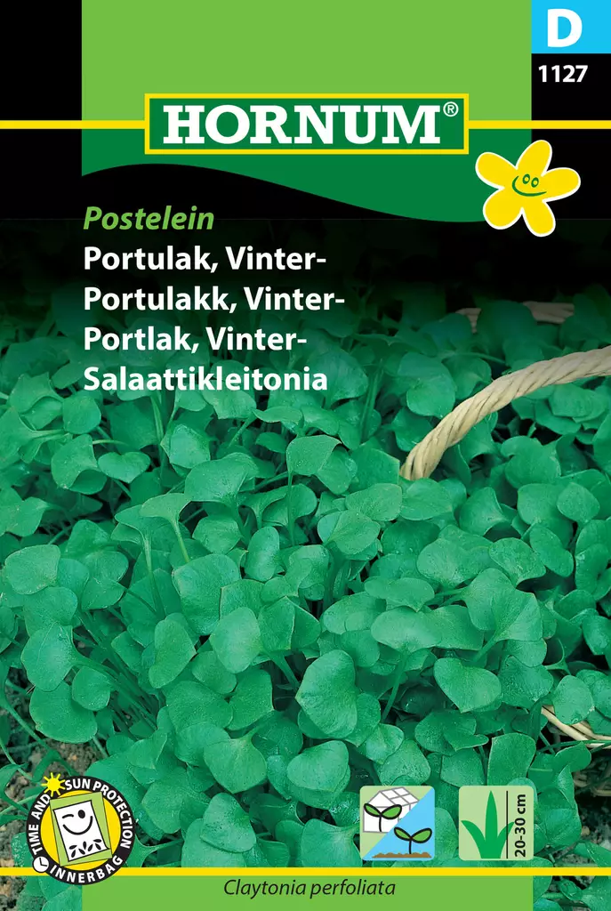 Sallatskliton ´Postelein´ - Frön och sättpotatisar. - 5708787011275 - 1
